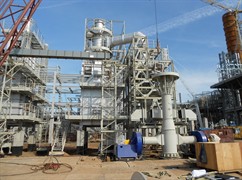 Ocelová konstrukce pro rafinerii