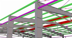 Ocelová konstrukce skladové haly
