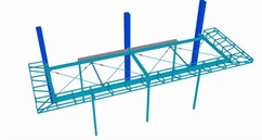 Steel structure of the shelter