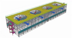Steel structure of the power plant cooling tower for FANS a.s.