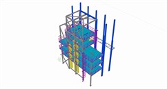 Ocelová konstrukce plošin pro objekt rafinerie