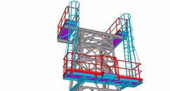 Ocelová konstrukce plošin pro objekt rafinerie