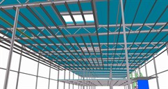 Ocelová konstrukce skladové haly