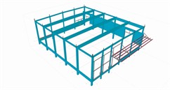 Ocelová konstrukce skladové haly