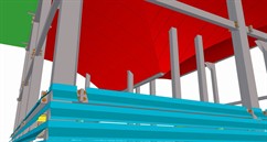 Ocelová konstrukce přístřešků