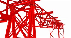 Ocelová konstrukce portubních mostů