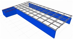 Ocelová konstrukce střechy truhlárny