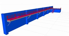 Ocelová konstrukce plošin pro vzduchotechnické jednotky