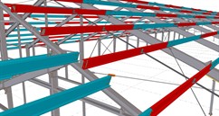 Ocelová konstrukce zemědělské haly