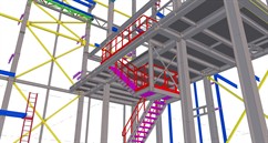 Ocelová konstrukce haly bioelektrárenského provozu