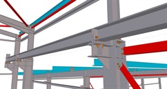 Ocelová konstrukce výrobní haly s jeřábovou dráhou