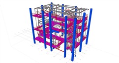 Ocelová konstrukce plošin kotelny