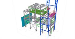 Steel structure of the extension to expand the production of bulk materials