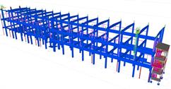 Auxiliary steel structures for reinforced concrete skeleton