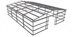 Ocelová konstrukce skladové haly