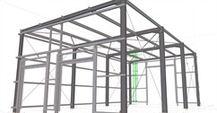 Ocelová konstrukce skladové haly