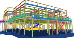 Steel structure of new school building (in cooperation with EXCON a.s. )